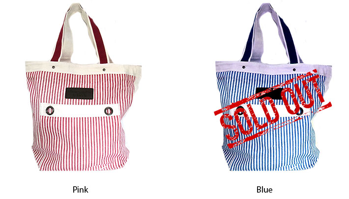 Abercrombie & Fitch Striped Canvas Tote