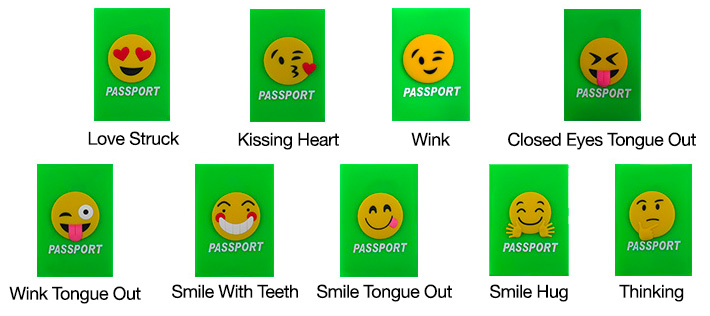 Emoji Passport Covers